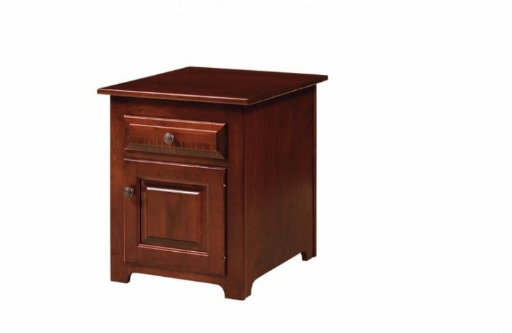 Nisley Living Room One Drawer / One Door Storage End Table 56